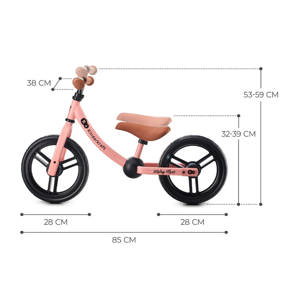 Kinderkraft Laufrad Rosa