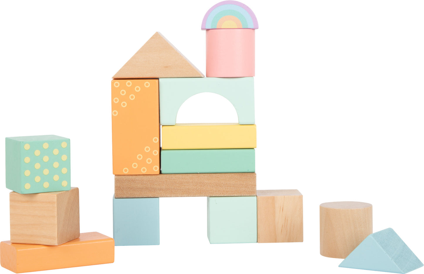 Small foot Holzbausteine Pastell