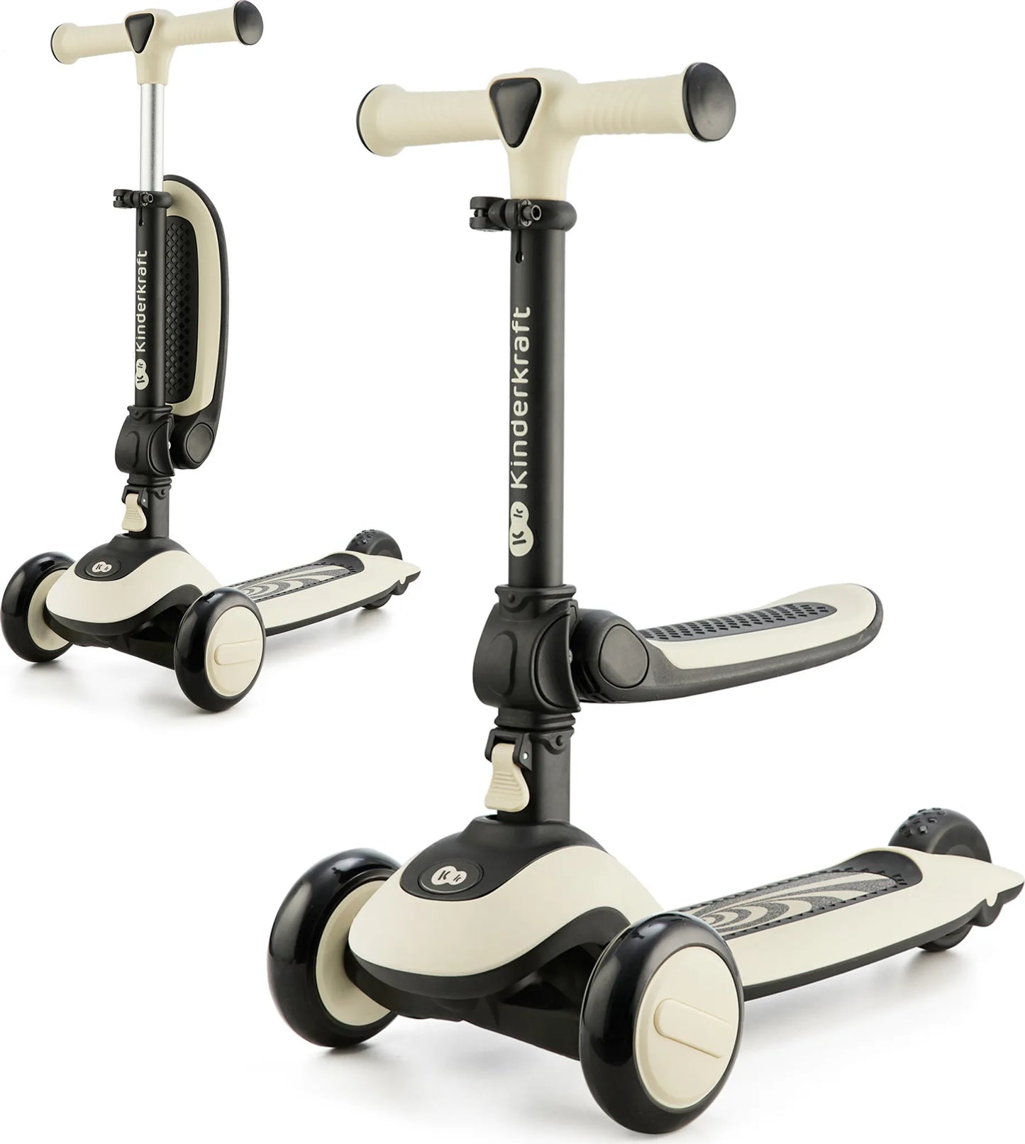 Kinderkraft Laufrad und Dreirad Roller Halley Beige