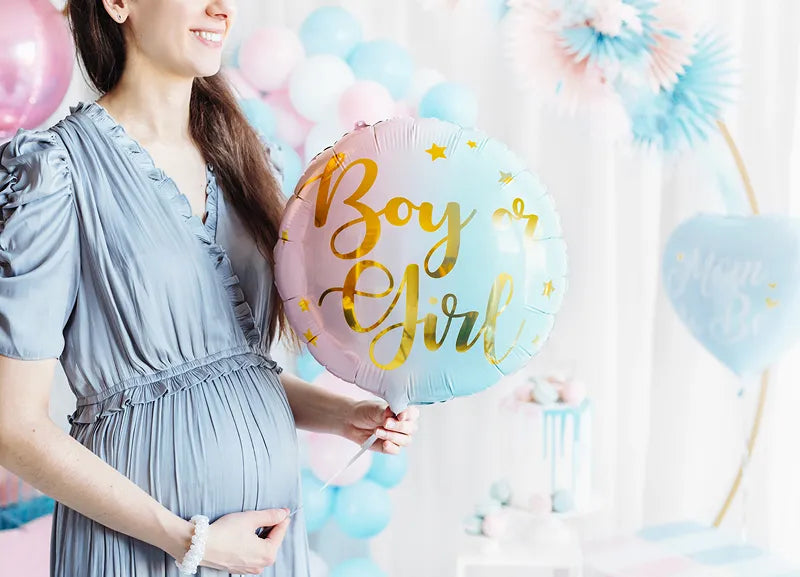 Folienballon Boy or Girl, 35cm, Mix