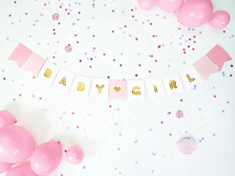 Banner Baby Girl, mix, 15 x 175 cm
