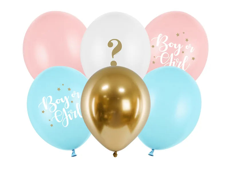 Ballons 30 cm, Boy or Girl, mix