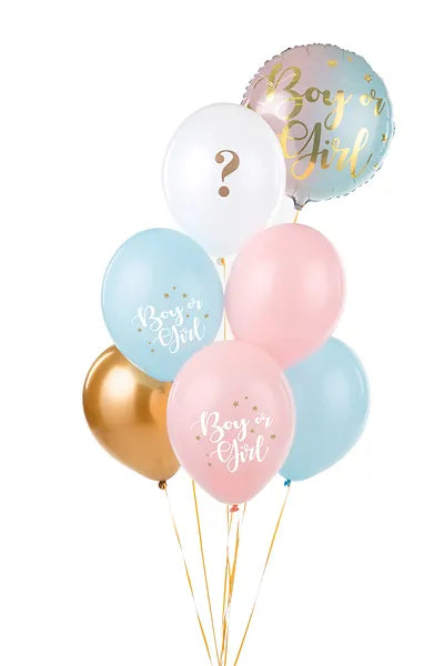 Ballons 30 cm, Boy or Girl, mix