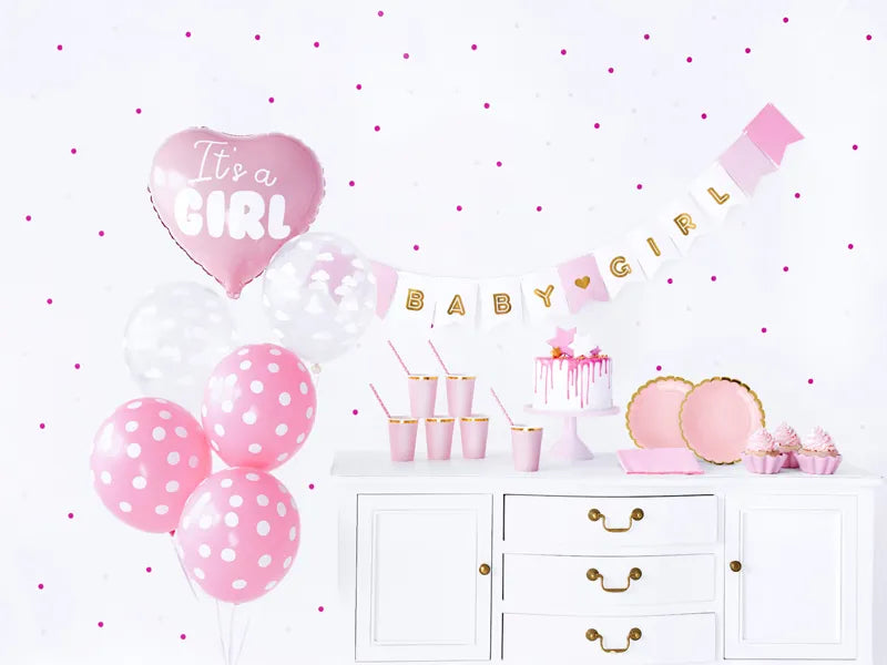 Set mit Partydekorationen - It's a girl