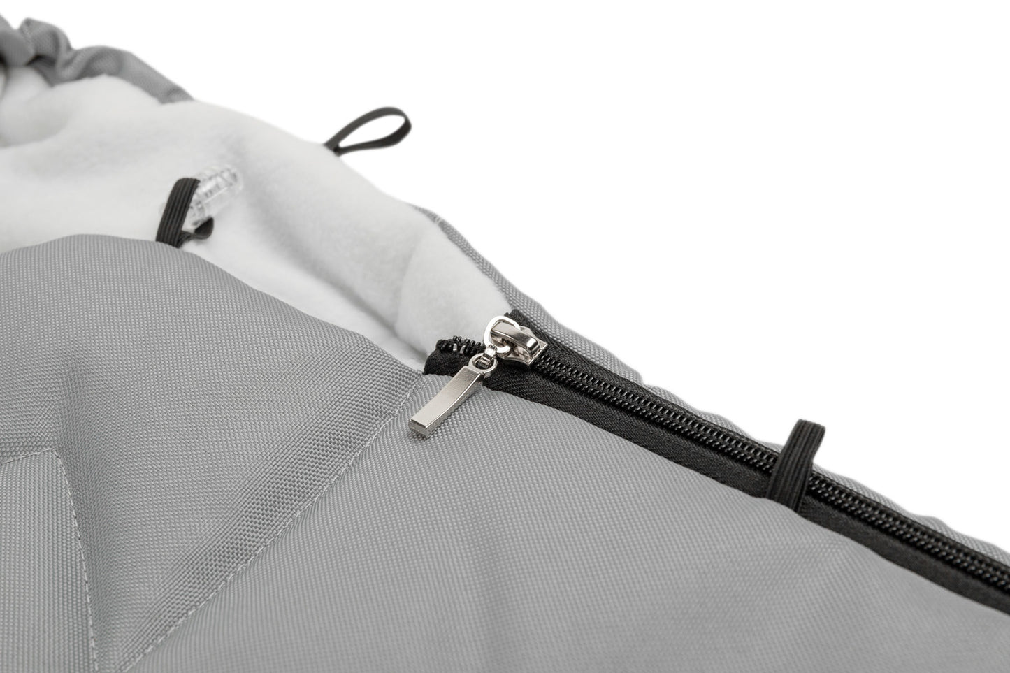 FUSSSACK WOLLE LIGHT GREY FÜR KINDERWAGEN (95X40)