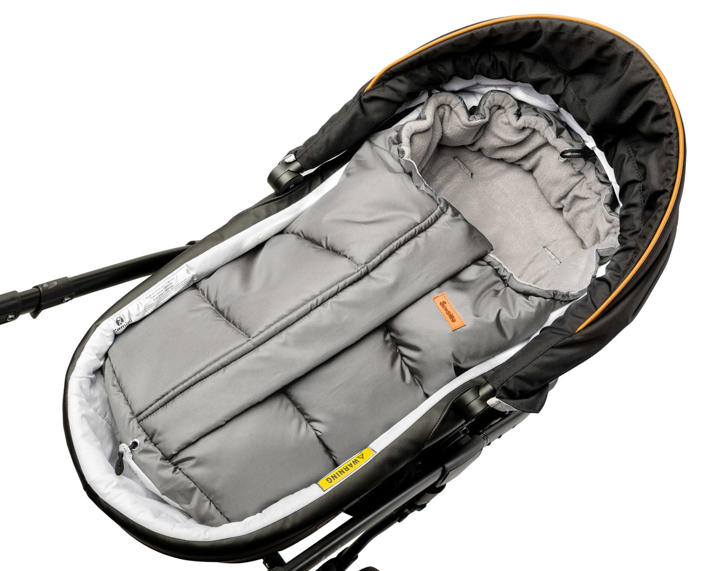 FUSSSACK COMBI 3IN1 FLEECE – GREY