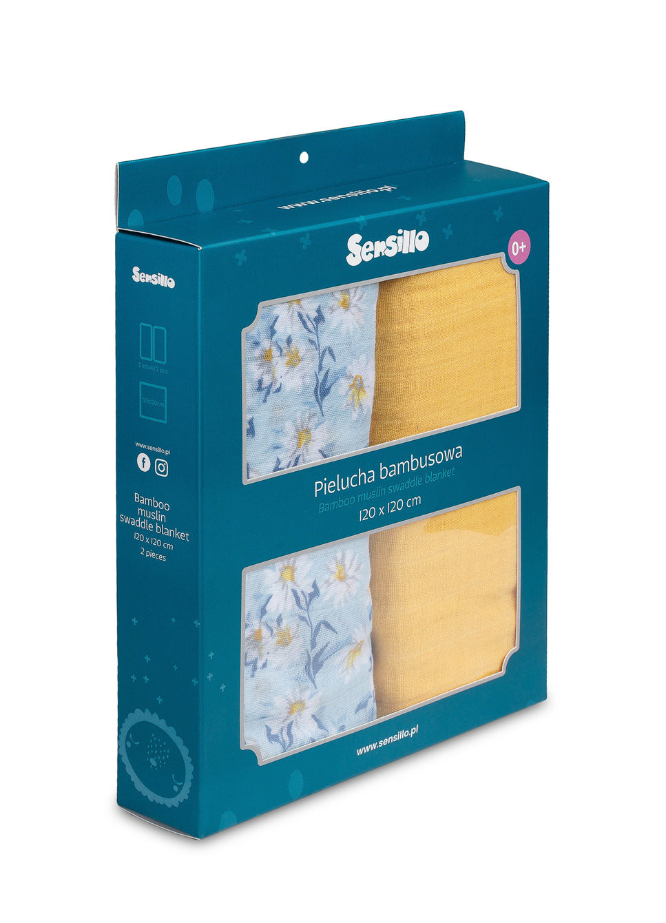 Sensillo Bambuswindeln Spucktücher 120x120cm