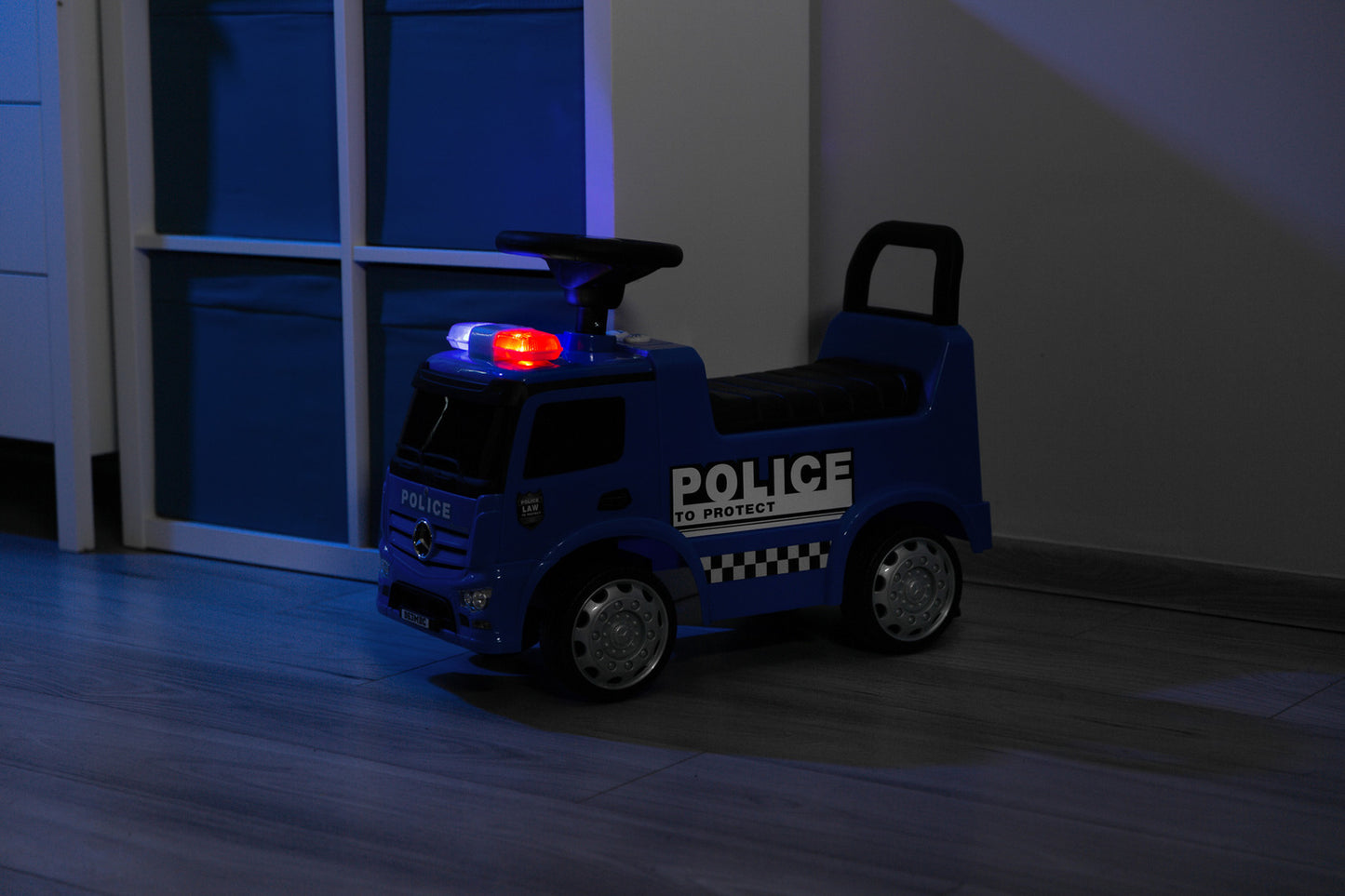 Rutscher Polizeiwagen für Kinder
