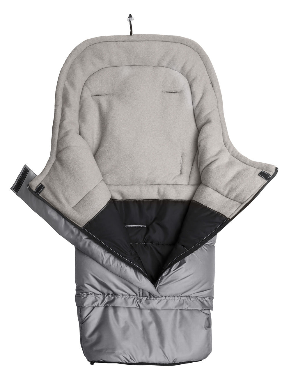 FUSSSACK COMBI 3IN1 FLEECE – GREY