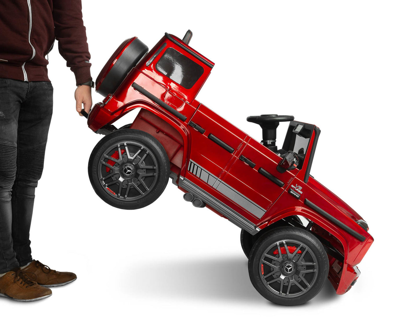 BATTERIEBETRIEBENES FAHRZEUG MERCEDES BENZ G63 AMG WINE RED