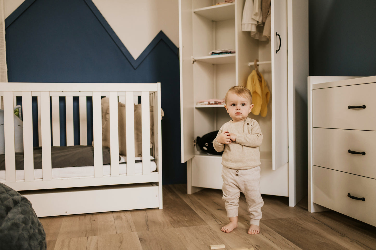 Klups Babybett "Amelia" mit Schublade 120x60 cm