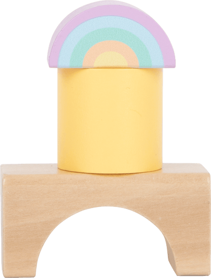 Small foot Holzbausteine Pastell