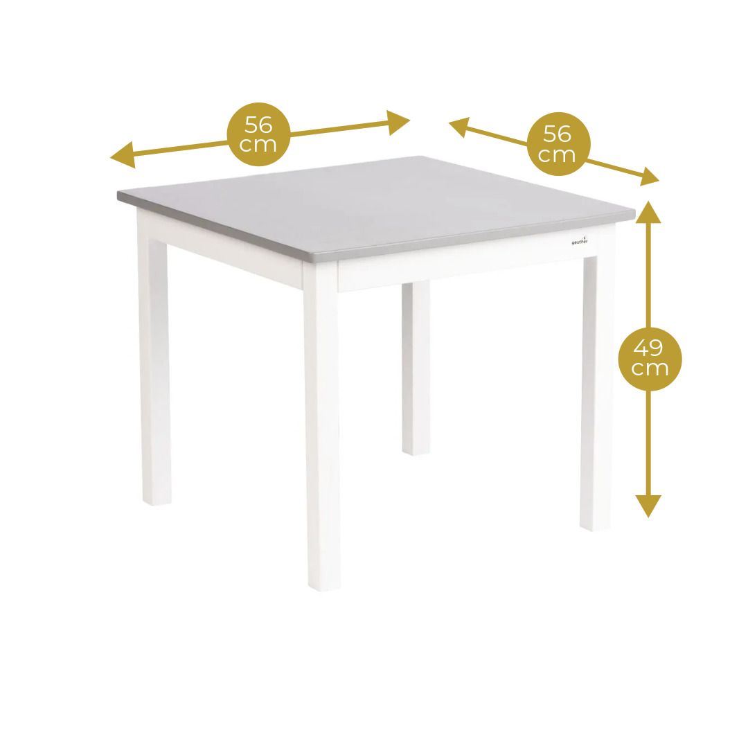 Klups Holz  Tisch +2 Stühlen