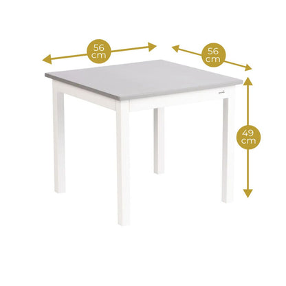 Klups Holz  Tisch +2 Stühlen