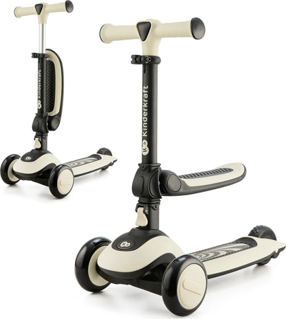 Kinderkraft Laufrad und Dreirad Roller Halley Beige