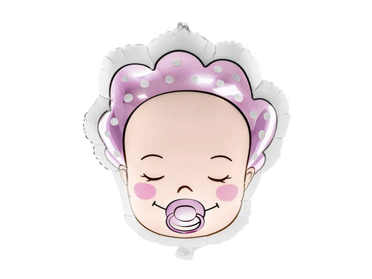 Folienballon Baby Girl, 40x45cm, Mix