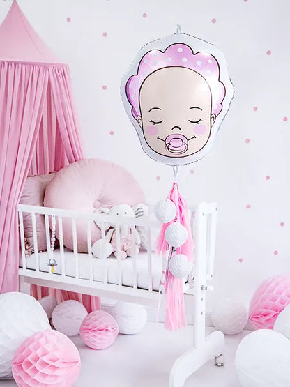 Folienballon Baby Girl, 40x45cm, Mix