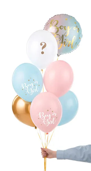 Ballons 30 cm, Boy or Girl, mix