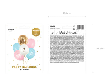 Ballons 30 cm, Boy or Girl, mix
