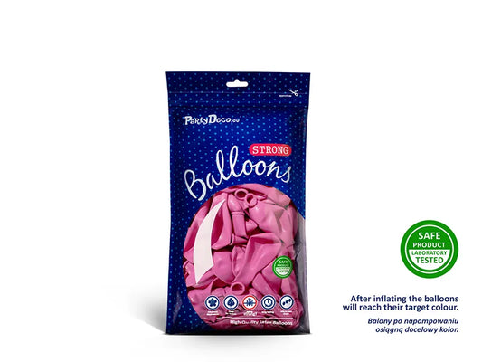 Ballons Strong 12cm, Pastel Fuchsia
