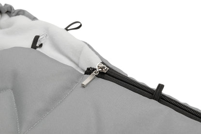 FUSSSACK WOLLE LIGHT GREY FÜR KINDERWAGEN (95X40)