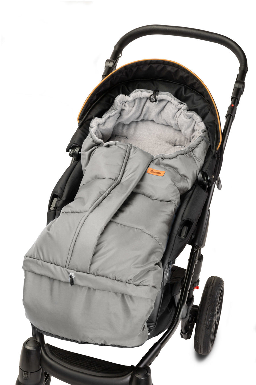 FUSSSACK COMBI 3IN1 FLEECE – GREY