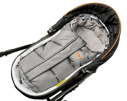 FUSSSACK COMBI 3IN1 FLEECE – GREY