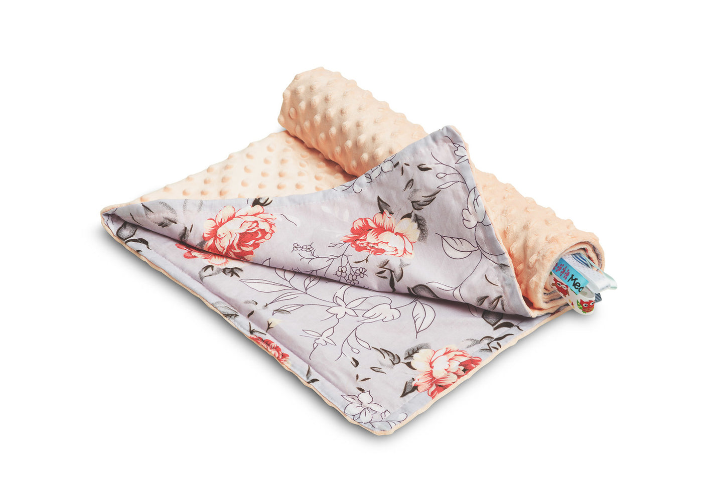 Baby Kuscheldecke 75x100 Pfirsichblütenfarbe