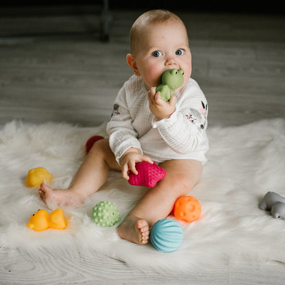 Bälle-Set Baby Sensorik mehrfarbig ab 6 Monat